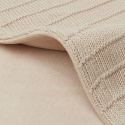 Jollein - Kocyk tkany 75 x 100 cm Pure knit Velvet Nougat