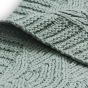 Jollein - Kocyk tkany 75 x 100 cm River knit Ash green