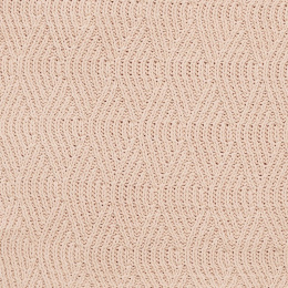 Jollein - Kocyk tkany 75 x 100 cm River knit Pale pink