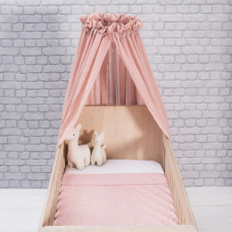 Jollein - Moskitiera woalowa nad łóżeczko niemowlęce 155 cm Vintage Blush pink