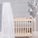 Jollein - Moskitiera woalowa nad łóżeczko niemowlęce 155 cm Vintage White