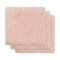 Jollein - Pieluszka niemowlęca 3 szt. Hydrophilic 70 x 70 cm Snake Pale pink