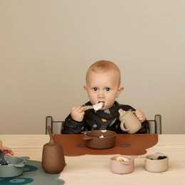 Nuuroo - Silikonowa podkładka na stół dla dzieci Caramel café