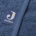 Jollein - Poncho kąpielowe z kapturem 65 x 62 cm Rabbit Jeans blue
