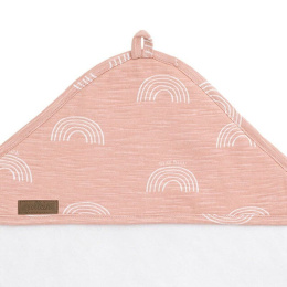 Jollein - Ręcznik kąpielowy 100 x 100 Rainbow Blush pink