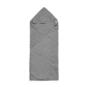 Jollein - Ręcznik kąpielowy z kapturem 75 x 75 cm Cotton Storm grey