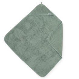 Jollein - Ręcznik kąpielowy z kapturem 75 x 75 cm Frotte Ash green