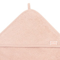 Jollein - Ręcznik kąpielowy z kapturem 75 x 75 cm Frotte Pale pink