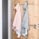 Jollein - Ręcznik kąpielowy z kapturem 75 x 75 cm Snake Pale pink