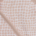Jollein - Ręcznik kąpielowy z kapturem 75 x 75 cm Snake Pale pink