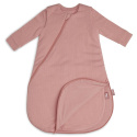 Jollein - Śpiworek niemowlęcy całoroczny 60 cm Basic stripe Rosewood