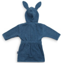 Jollein - Szlafrok kąpielowy z kapturem 3-4 lata Frotte Rabbit Jeans blue