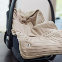 Jollein - Śpiworek oddychający do wózka i fotelika Pure knit Nougat