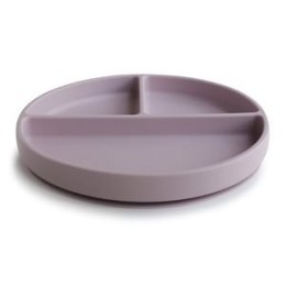 Mushie - Silikonowy talerzyk z przyssawką Soft lilac
