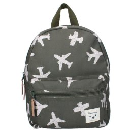 Kidzroom - Plecak dla dzieci Adore More Aeroplane Grey