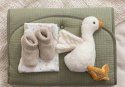 Little Dutch - Body bez rękawków 50-56 cm Little goose Natural