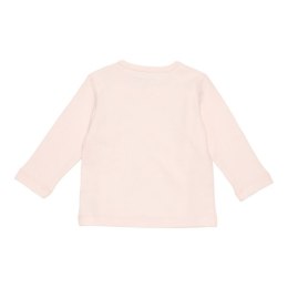 Little Dutch - T-shirt z długim rękawem 74 cm Bunny Flowers & butterflies Pink