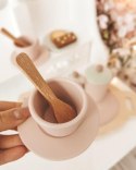 Jouéco - Drewniany zestaw do herbaty Tea set Pink