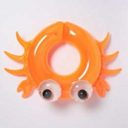 Sunnylife - Dmuchane koło do pływania dla dzieci Kiddy Sonny the sea creature Neon orange