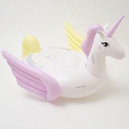 Sunnylife - Dmuchany materac do pływania Luxe Ride-on Unicorn Pastel pink