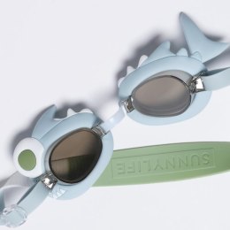 Sunnylife - Okulary pływackie dla dzieci Shark tribe Khaki