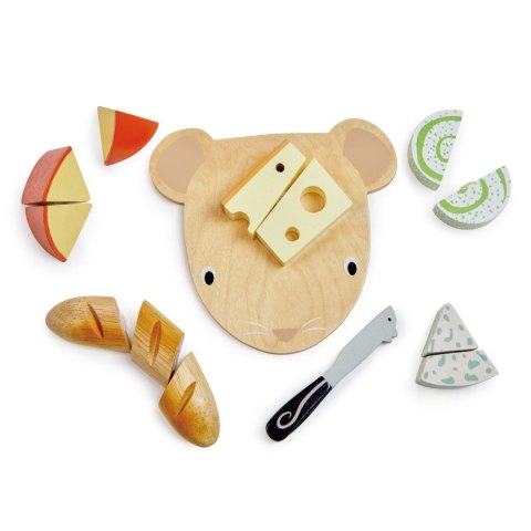 Tender Leaf Toys - Drewniana deska do krojenia z serami Mini chef