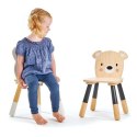 Tender Leaf Toys - Drewniane krzesełko Forest Miś