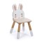 Tender Leaf Toys - Drewniane krzesełko Forest Zajączek