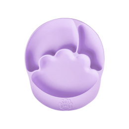 Nana's Manners - Talerz silikonowy z przyssawką Etap 2 Purple