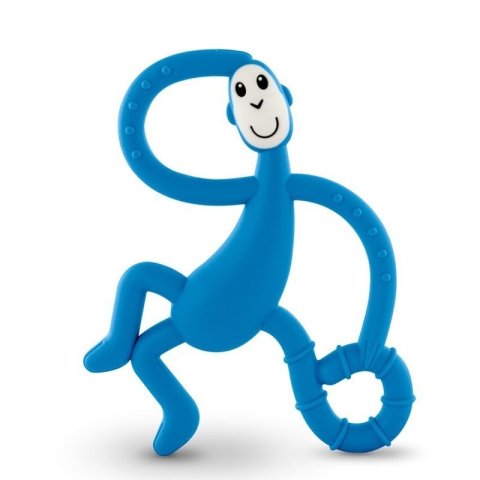 Matchstick Monkey - Gryzak masujący ze szczoteczką Terapeutyczny Dancing Blue