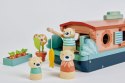 Tender Leaf Toys - Rodzina wydr na łodzi