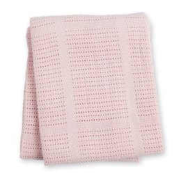 Lulujo - Kocyk bawełniany Tkany Pink