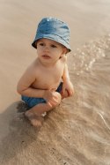 Little Dutch - Dwustronny kapelusz przeciwsłoneczny r. 1 Sea life Blue