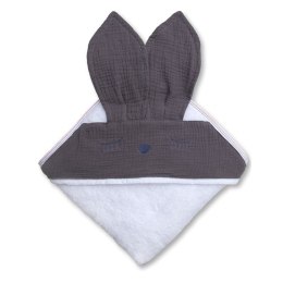 Hi Little One - Ręcznik z kapturem 100 x 100 Sleepy bunny Iron